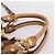 Miu Miu Ribbon Hand Bag Leather 2way Brown Gold - vista 8
