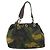 Miu Miu Tote Bag Canvas Green Silver - vista 13