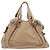 Chloé Chloe Paraty Hand Bag Leather 2way Beige Gold Tone - vista 13