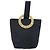 Céline CELINE Circle Pouch Canvas Black Gold - vista 13