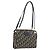 Christian Dior Trotter Canvas Shoulder Bag Navy Gold