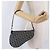 Christian Dior Trotter Canvas Saddle Accessory Pouch Navy Gold - vista 21