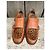 Autre Marque Kickers Scarpe Monk Strap in Pelle Marrone con Stampa Leopardata Stampa leopardo - vista 5