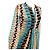 Antik Batik Preppy Folk Kleid Schwarz Beige Türkis - Ansicht 12