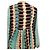 Antik Batik Preppy Folk Kleid Schwarz Beige Türkis - Ansicht 16