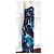 Antik Batik Vestido Largo Folk de Algodón Castaño Blanco Turquesa Azul oscuro - vista 13