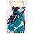 Antik Batik Vestido Largo Folk de Algodón Castaño Blanco Turquesa Azul oscuro - vista 2