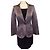 Christian Lacroix Satin-Abendjacke Grau