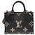 Borsa Louis Vuitton Bicolor Monogram Empreinte OnTheGo PM Nero Beige