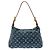 Borsa a tracolla Louis Vuitton Monogram Denim Baggy PM Blu - vista 2