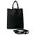 Céline Bolsa de couro Vertical Cabas Small Logo Celine Preto