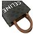 Céline CELINE Mini Vertical Cabas Triomphe Logo Pattern Leather Shoulder Bag Brown - view 4