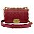 Borsa a tracolla 2-way Chanel Boy Chanel Matelassé in rosso