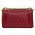 Borsa a tracolla 2-way Chanel Boy Chanel Matelassé in rosso - vista 3