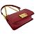 Borsa a tracolla 2-way Chanel Boy Chanel Matelassé in rosso - vista 7