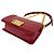 Borsa a tracolla 2-way Chanel Boy Chanel Matelassé in rosso - vista 8