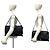 Timeless Chanel Camellia Coco Mark Hardware Schultertasche Schwarz - Ansicht 2