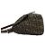 Fendi Vintage Zucca FF Logo Schultertasche Braun Schwarz - Ansicht 5
