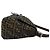 Fendi Vintage Zucca FF Logo Schultertasche Braun Schwarz - Ansicht 6