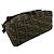 Fendi Vintage Zucca FF Logo Schultertasche Braun Schwarz - Ansicht 7