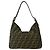 FENDI Vintage Zucca FF Logo Pattern Semi-Schultertasche Braun Schwarz - Ansicht 3