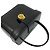 Céline Celine Vintage Starball Logo Hardware Lederhandtasche Schwarz - Ansicht 4