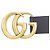 Cintura larga Gucci Double G GG Marmont Nero - vista 2