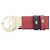 Cintura Standard Gucci 525040 Nero Rosso - vista 2
