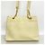 Borsa Tote Chanel in vitello martellato avorio Crudo - vista 11