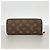 Louis Vuitton Monogram Portefeuille Clemence Long Wallet Castaño Fucsia - vista 8
