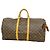 Louis Vuitton Boston Monogram Keepall Bandoulière 55 Braun