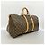 Louis Vuitton Boston Monogram Keepall Bandoulière 55 Braun - Ansicht 2