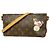 Louis Vuitton Monogram Panda Schultertasche Braun