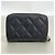 Monedero Chanel de piel de becerro granulada negra Negro - vista 9