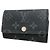 Louis Vuitton Monogram Eclipse Key Case Black