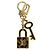 Portachiavi Louis Vuitton Portefeuille Confidence Marrone D'oro