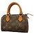 Borsa a mano Louis Vuitton Monogram Mini Speedy Marrone