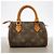 Borsa a mano Louis Vuitton Monogram Mini Speedy Marrone - vista 11