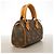 Borsa a mano Louis Vuitton Monogram Mini Speedy Marrone - vista 2
