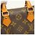 Borsa a mano Louis Vuitton Monogram Mini Speedy Marrone - vista 8