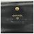 Cartera bi-fold Chanel de piel de cordero negra Negro - vista 4