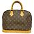 Borsa Louis Vuitton Alma Monogram Marrone