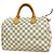 Borsa a mano Louis Vuitton Damier Azur Speedy 30 Bianco