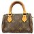 Bolsa de mão Louis Vuitton Monogram Mini Speedy Marrom