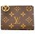 Louis Vuitton Monogram Portefeuille Lisa Wallet Castaño
