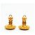 Orecchini a clip Chanel in nero e oro D'oro - vista 5