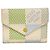 Portafoglio Louis Vuitton Damier Elicious Tri-Fold Verde