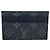 Louis Vuitton Monogram Eclipse Card Case Schwarz