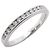 Autre Marque Tiffany & Co. Half Eternity Band Ring mit Kanalfassung