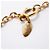 Chanel Coco Mark Circle vergoldete Halskette Golden - Ansicht 10